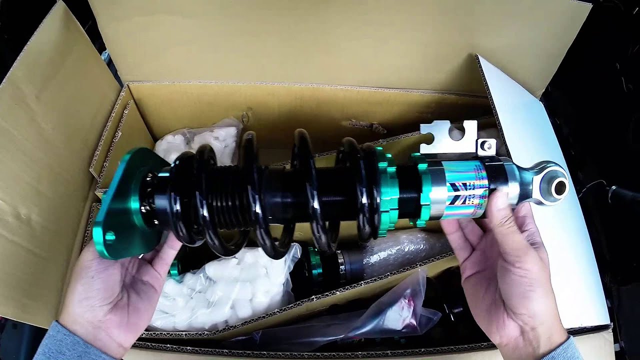 Unboxing Megan Racing Coilover Suspension