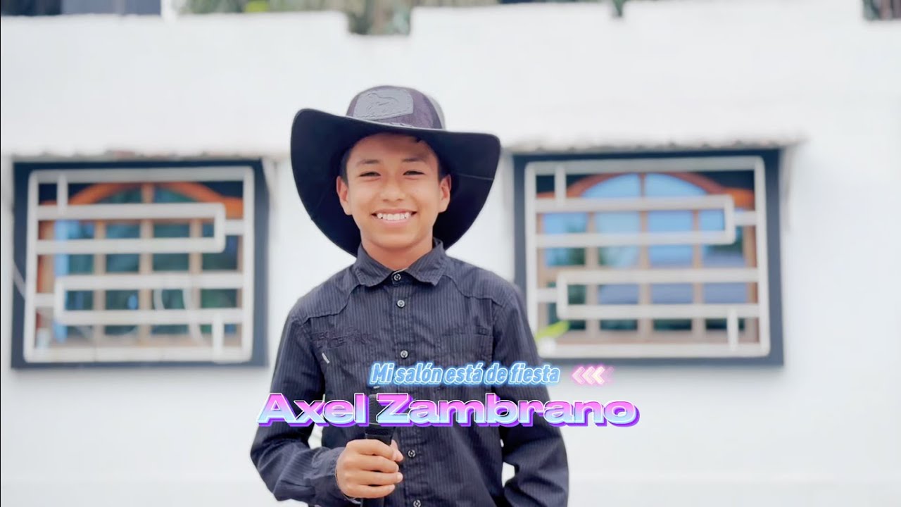 Axel Zambrano canta Mi salón está de fiesta de Pedrito Fernández