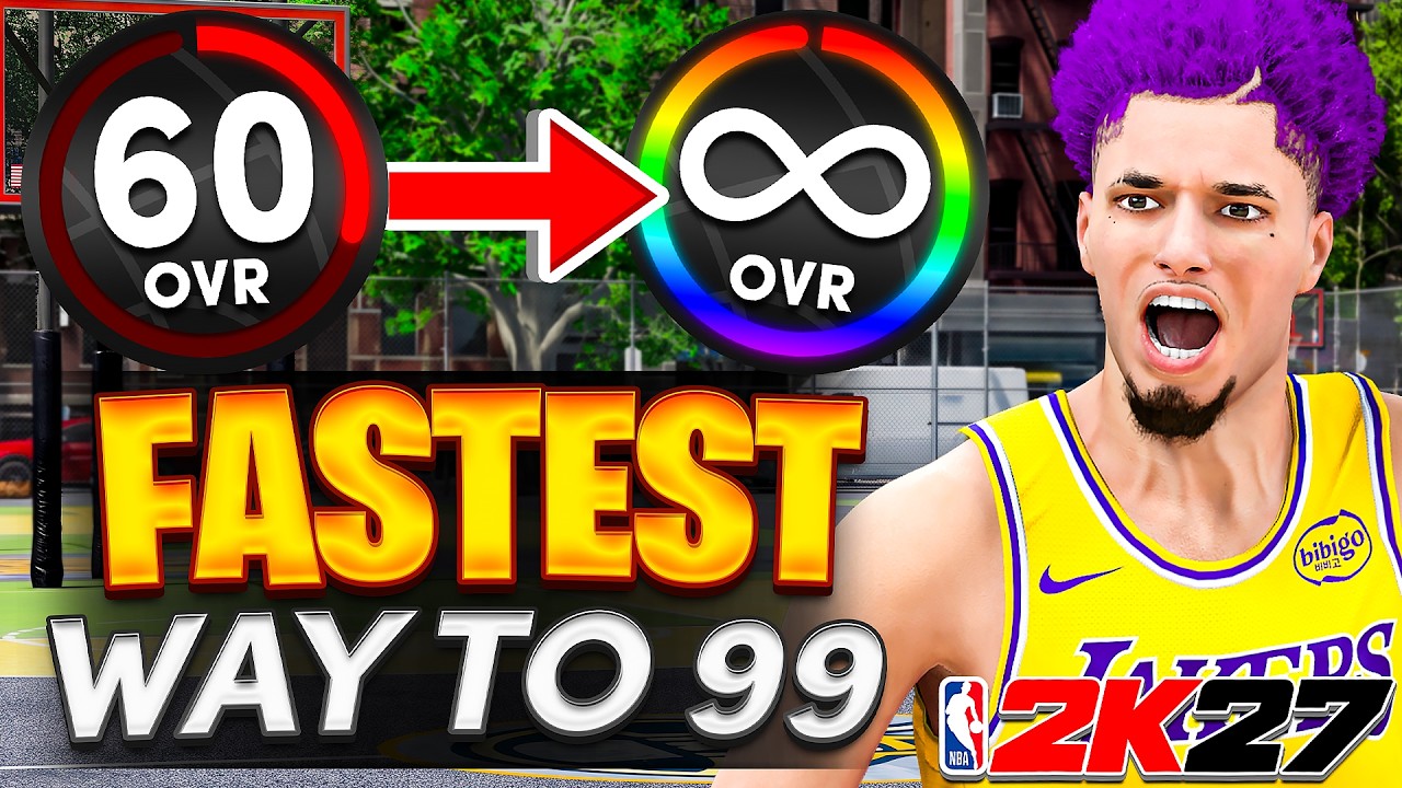 КАК БЫСТРО ПОЛУЧИТЬ 99 OVERALL ЗА ОДИН ДЕНЬ! САМЫЙ БЫСТРЫЙ СПОСОБ ПРОКАЧКИ В NBA 2K27