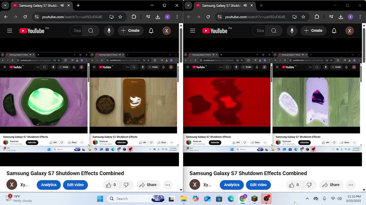 Samsung Galaxy S7 Shutdown Effects Combined^2
