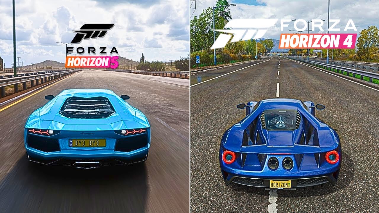 Forza Horizon 5 vs Forza Horizon 4 |  Physics and Details Comparison