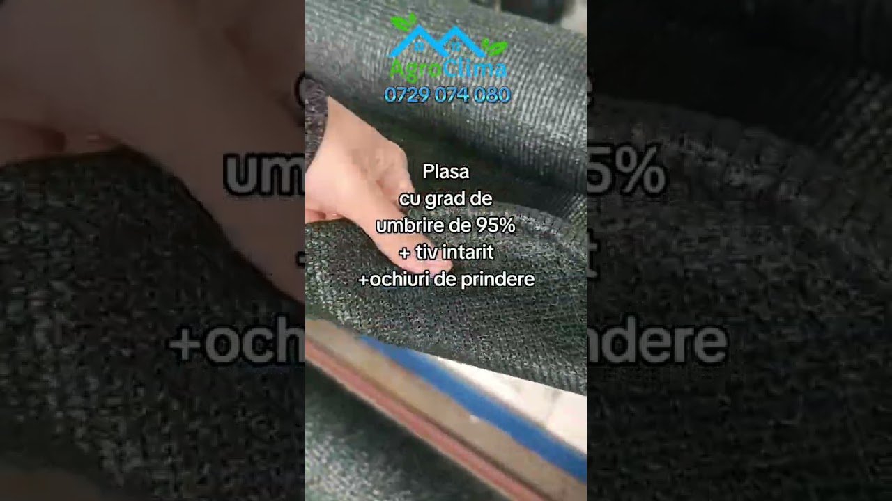 🌿 Plasa umbrire 95%#agroclima #plasa #umbrire