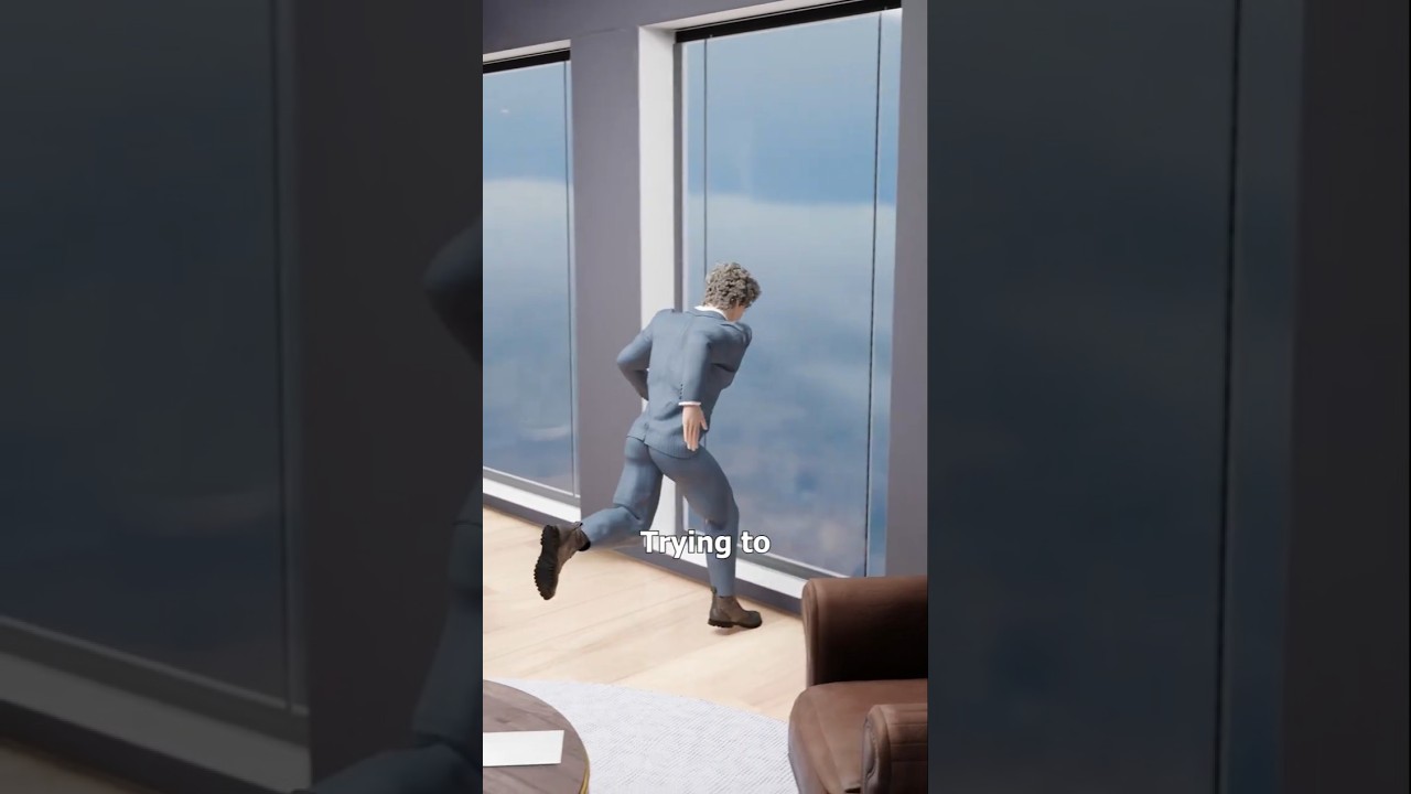 24th Floor Window Stunt Gone Wrong 😱