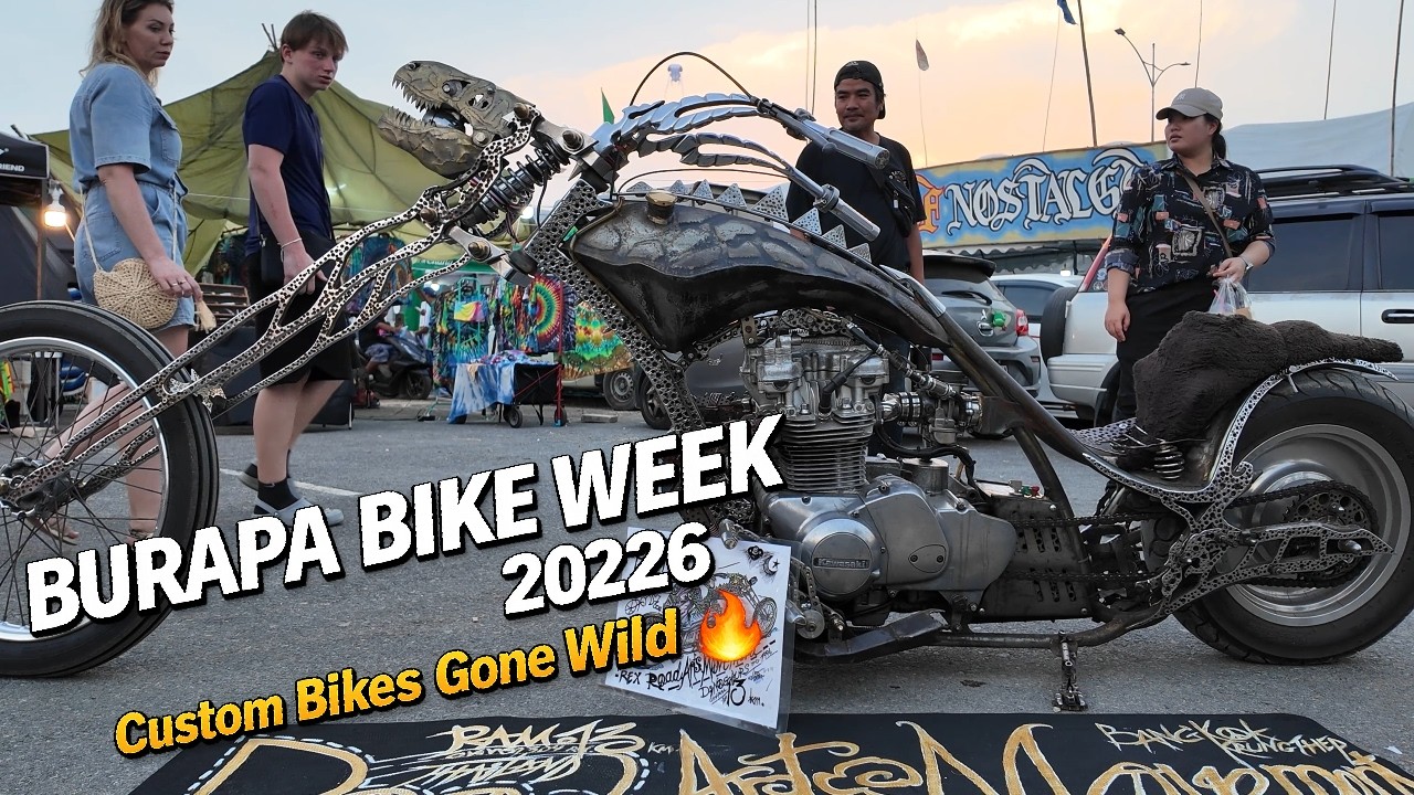The Biggest Biker Party in Thailand 🏍️ Burapa Bike Week 2026 Pattaya