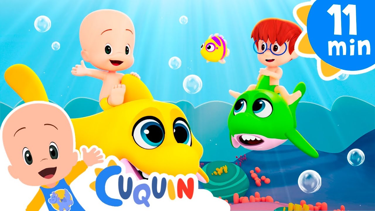 Cinco Baby Sharks y más canciones de Cuquín