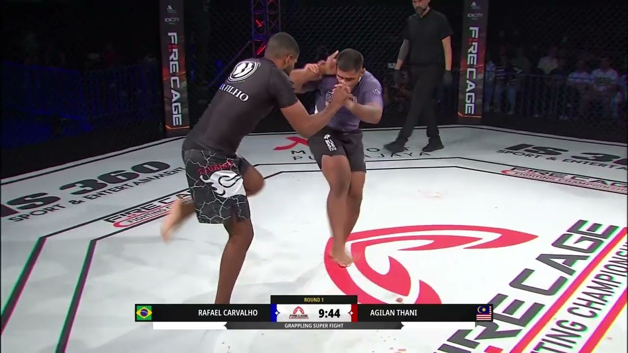 Agilan Thani VS Rafael Carvalho | GRAPPLING SUPERFIGHT | Fire Cage Fighting Championship