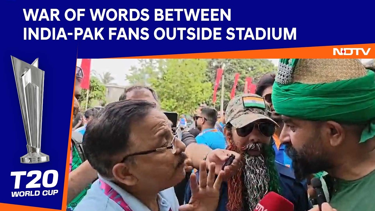 India Vs Pakistan | India, Pakistan Fans Exchange Heated Words Ahead of ‘Epic’ Showdown