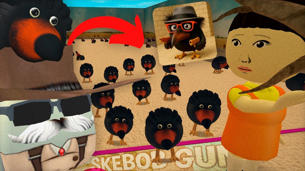 😱SKEBOB GUN! New CHICKEN GUN Clone! **Very WEIRD**