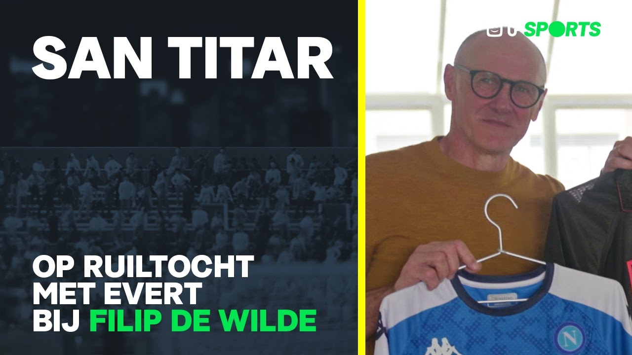 Evert Winkelmans & Filip De Wilde ruilen van shirt - San Titar