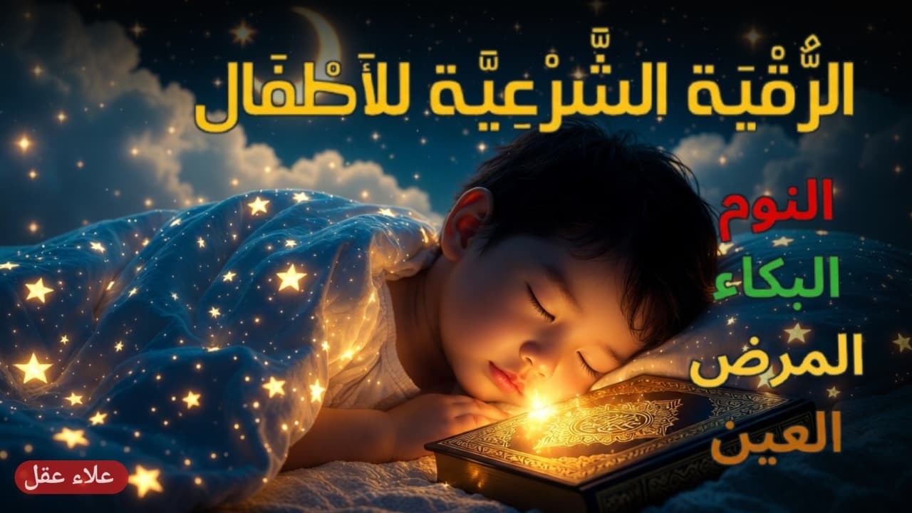 الرقية الشرعية للأطفال لنوم عميق 💛 الحل لعلاج البكاء والخوف والأرق والأحلام المزعجة بإذن الله