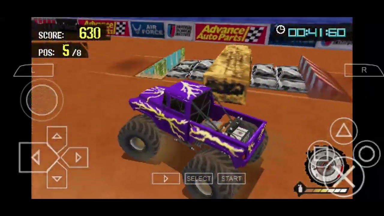 Monster Jam: Path of Destruction Gameplay PPSSPP Android