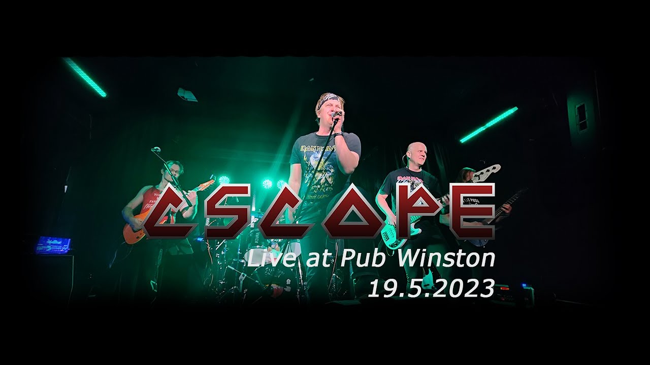 CScope live at Pub Winston / Kulttuurikulma 19.5.2023 - Finnish Iron Maiden tributeband!
