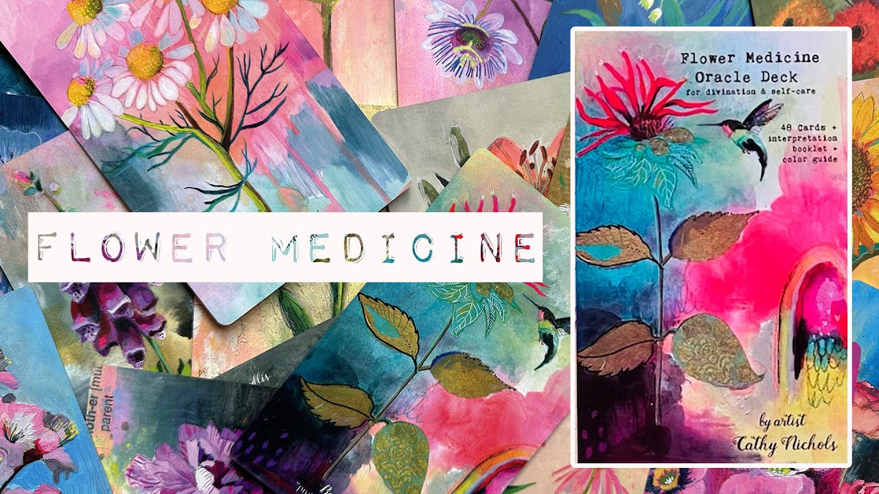 Flower Medicine Oracle by Cathy Nichols | Flipthrough, Guidebook, Pairings & Reading