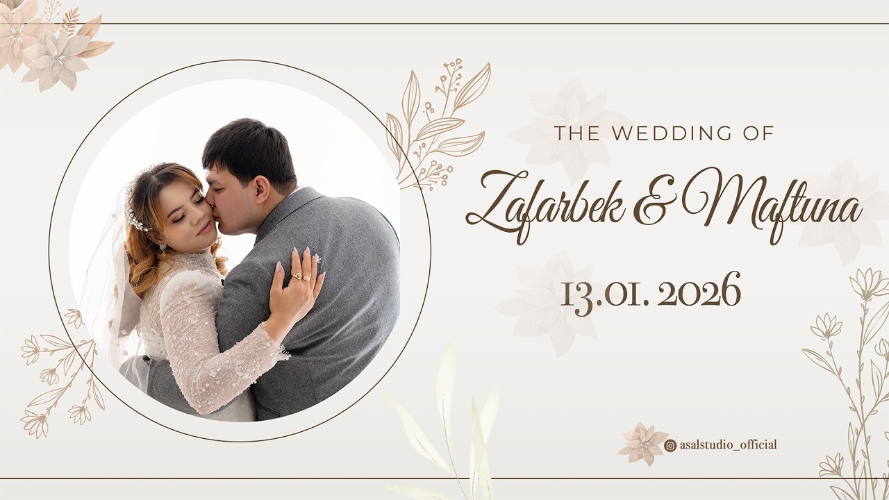 Zafarbek & Maftuna  (Wedding Day) (Crystal To'yxonasi) 13.01.2026 LIVE