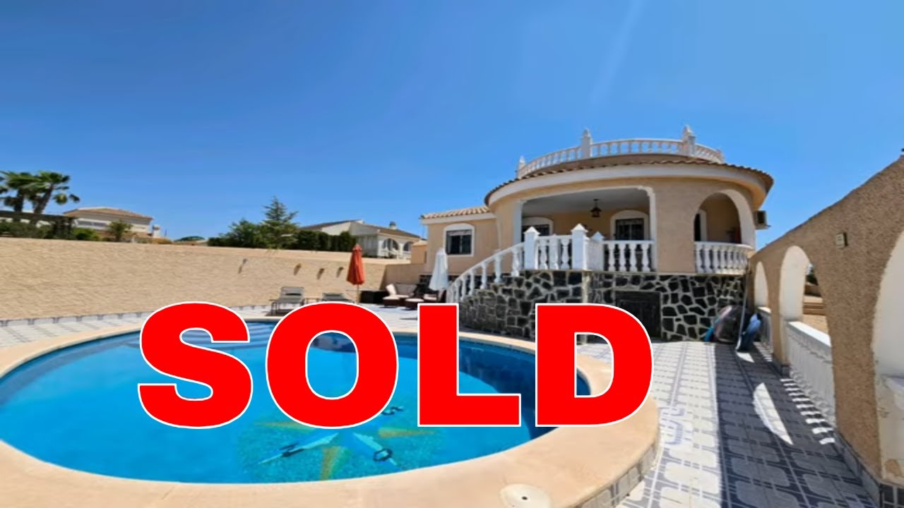SOLD SOLD CAA1630  274,950 Euros Properties Sales Spain. Villa Tour Spain Murcia .