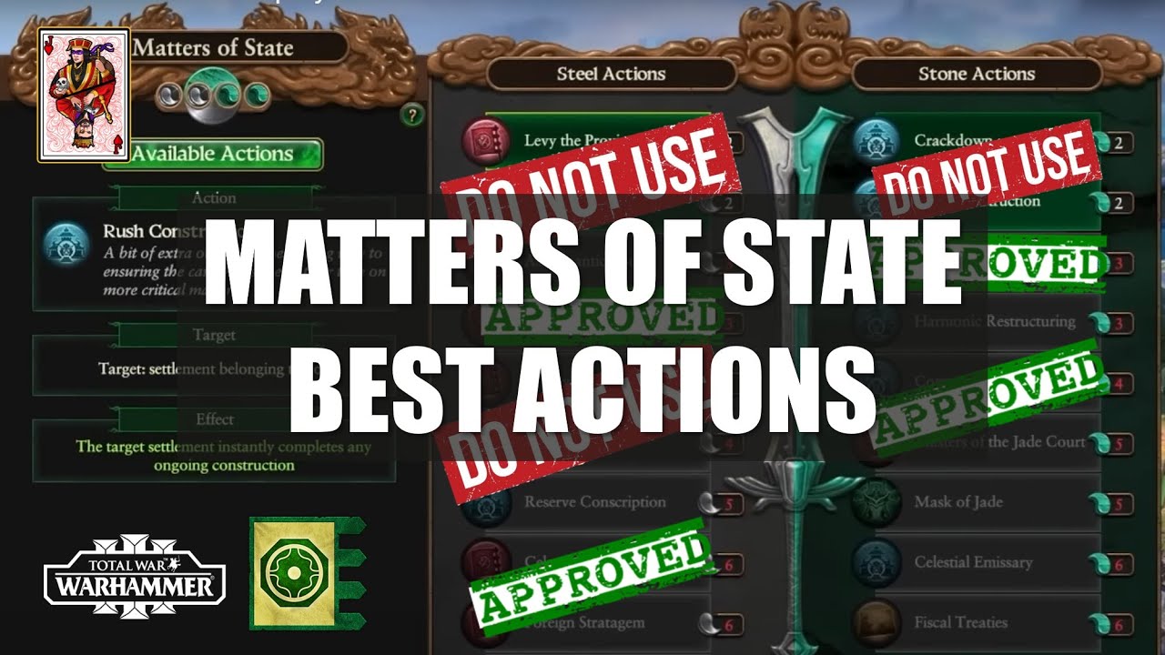 The Jade Court - Matters of State Best Actions