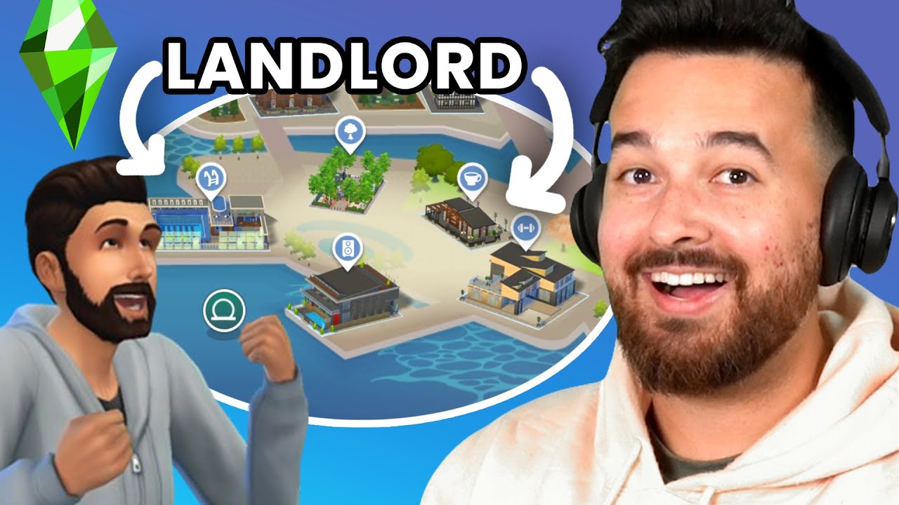 I tried to buy every community lot in The Sims 4 (mod)