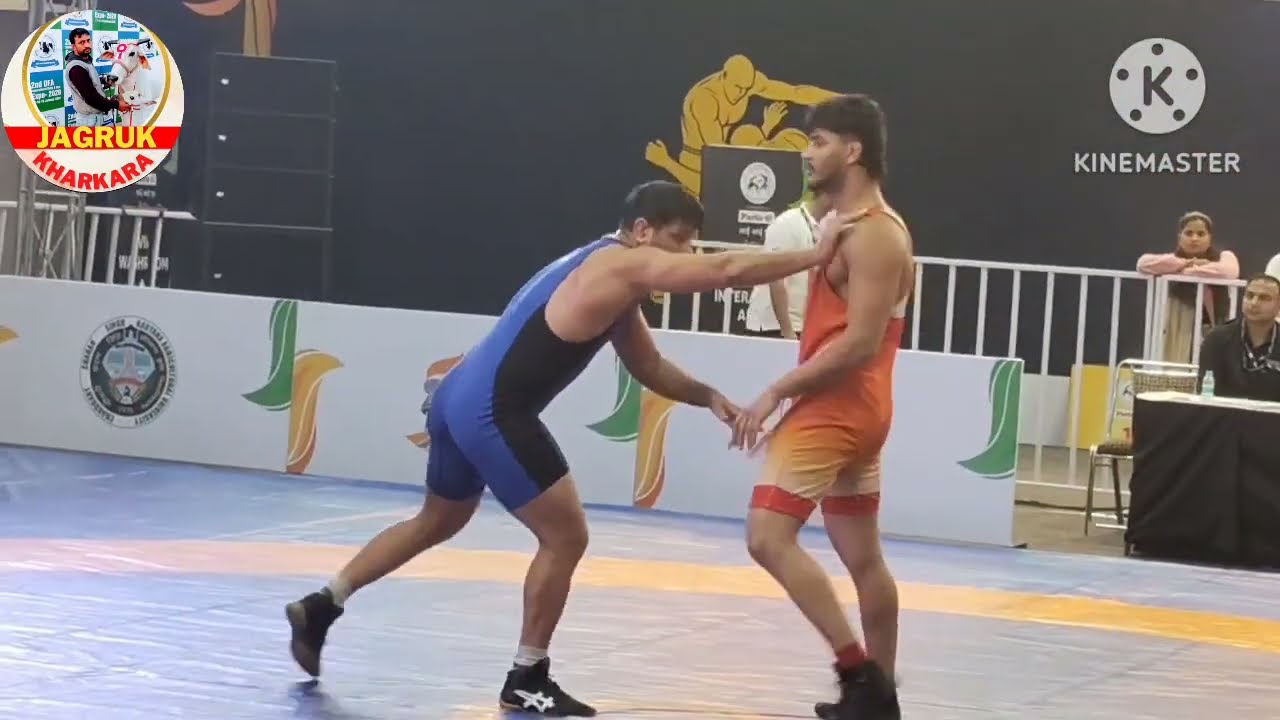👉77kg senior varg Greeko  Roman five ⭐ Sachin v/sManjeet Hisar Dangal 👌💪🏆