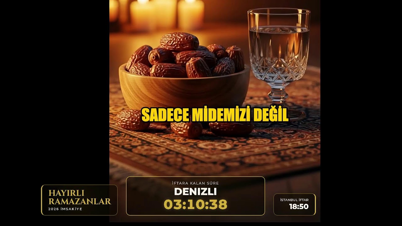 Hoş Geldin Ya Şehri Ramazan! Allah ilk sahurmuzu orucçlarımızı kabul etsin..