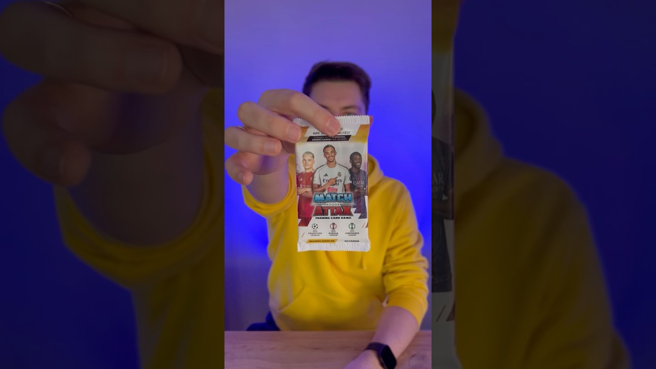 MATCH ATTAX 25/26 CHAMPIONS LEAGUE FOOTBALL CARDS OPENING #shorts