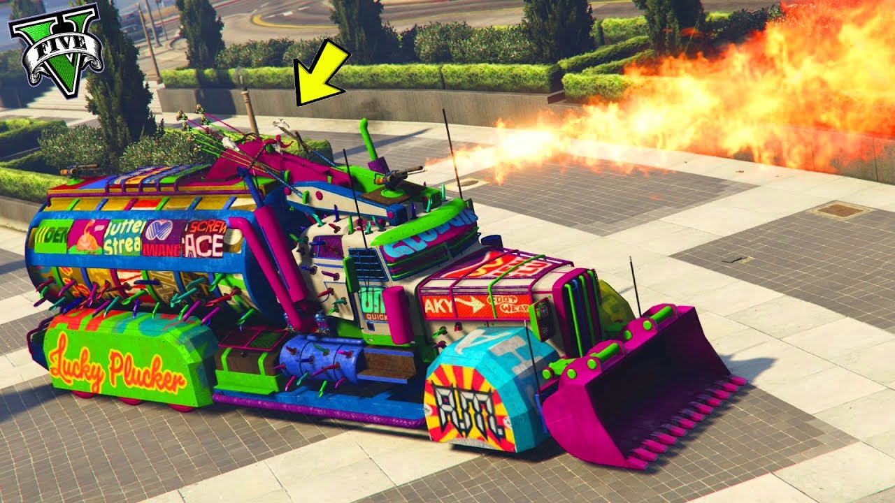 GTA 5 ONLINE 🐷 CAMION LANCIA FIAMME !!! 🐷 DLC ARENA WAR 🐷 GTA 5 ITA 🐷 DAJE !!!!!!!
