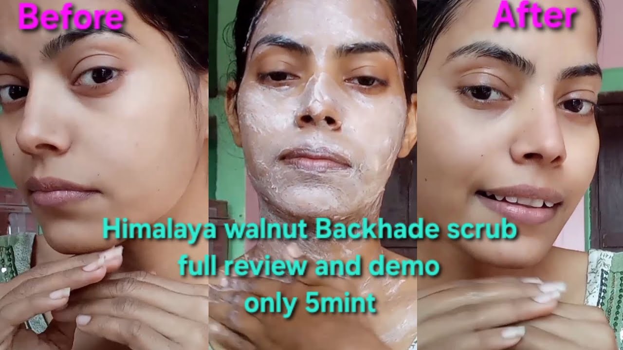 Himalaya blackheads clearing walnut scrub pouch review and demo | LIVE 🔴 PROOF TEST | #makeup #viral