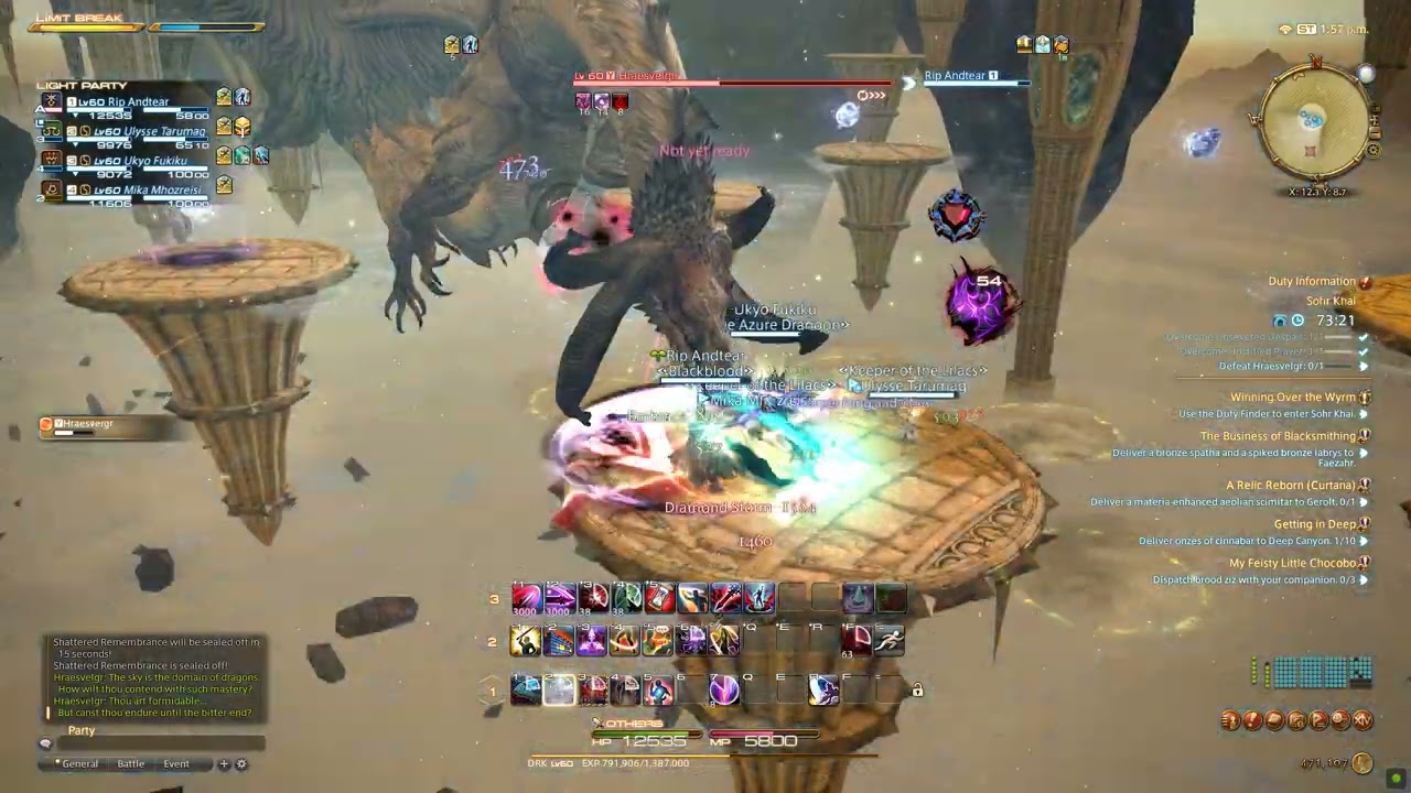 ProPvP DK vs Hraesvlegr FF14