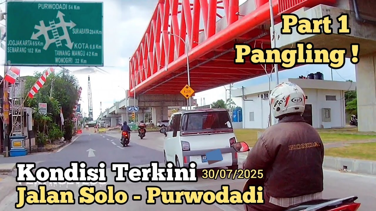 Pangling❗Kondisi Jalan Solo Purwodadi Part 1 Dari Underpass Joglo Solo 30 Juli 2025 - FERI NGEVLOG