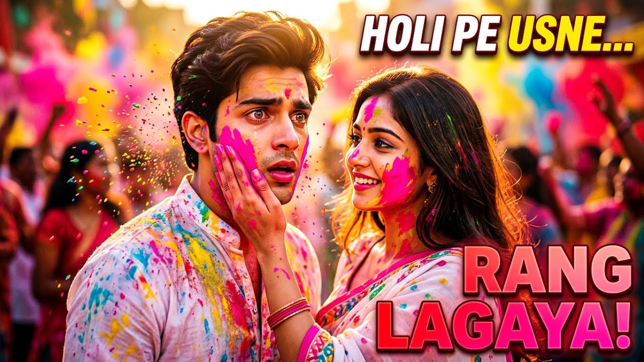 Holi Pe Usne Aise Rang Lagaya… Dil De Baitha Main! ❤️ | 90s Romantic Holi Song| Bollywood Evergreen