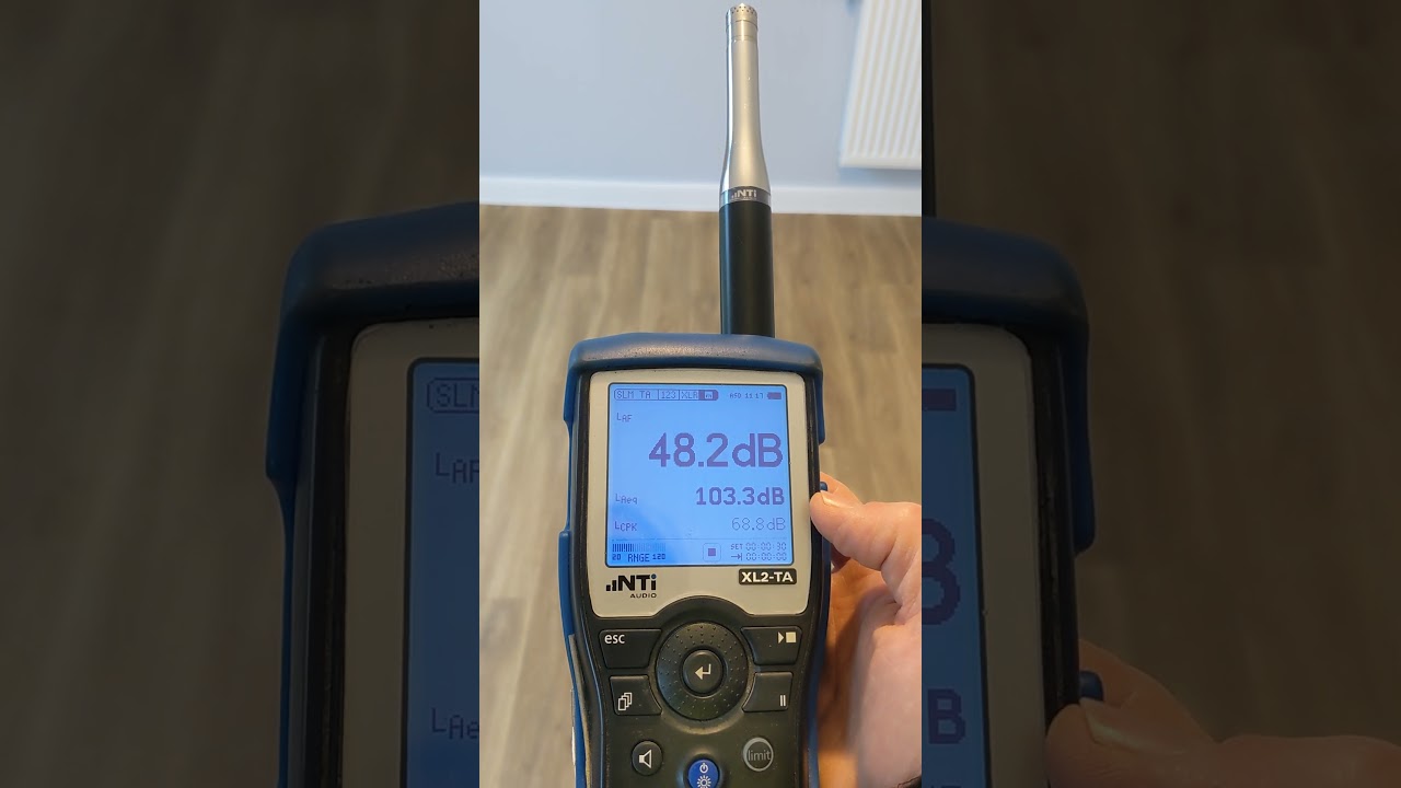 Building Regulation Part E airborne sound insulation test result