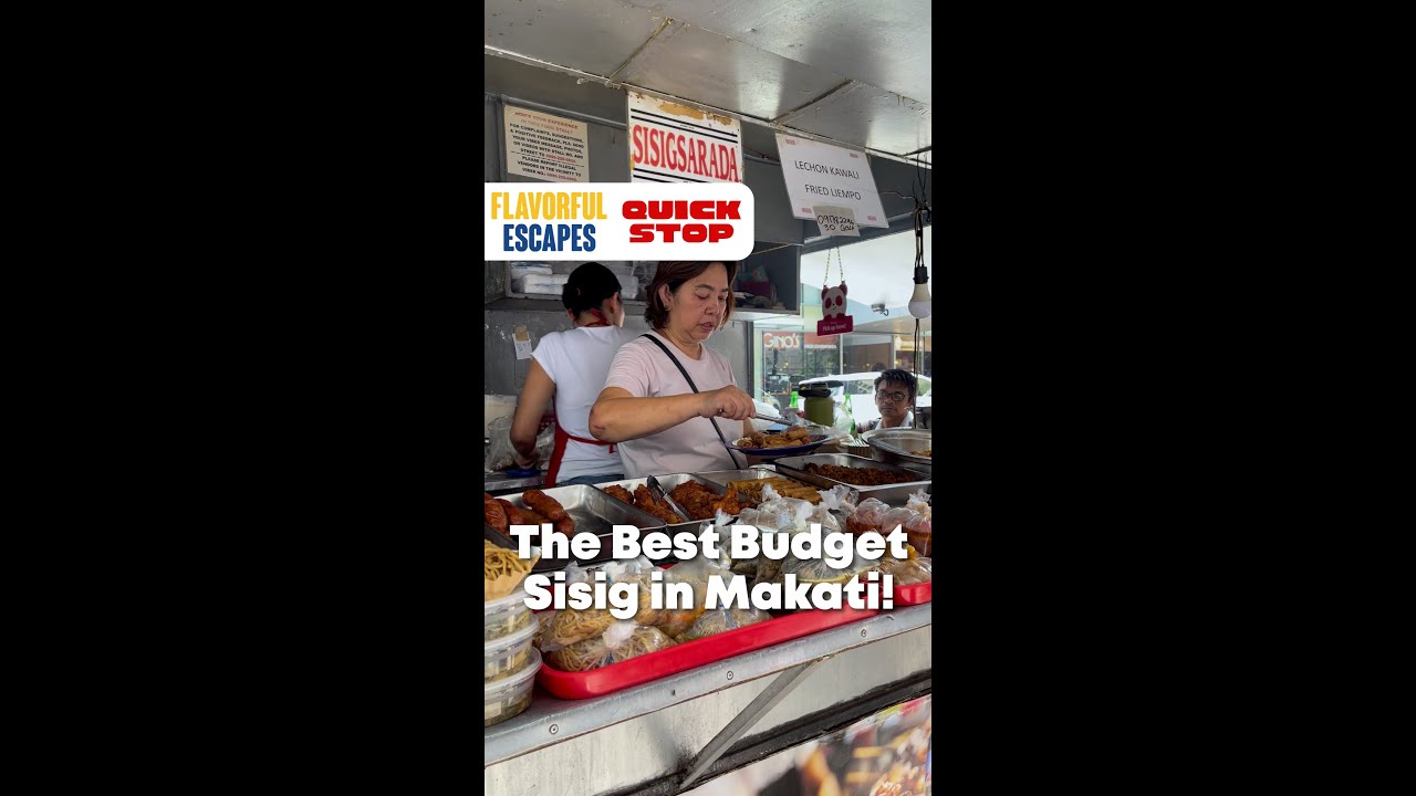 The best budget sisig in Makati! | Chef Tatung