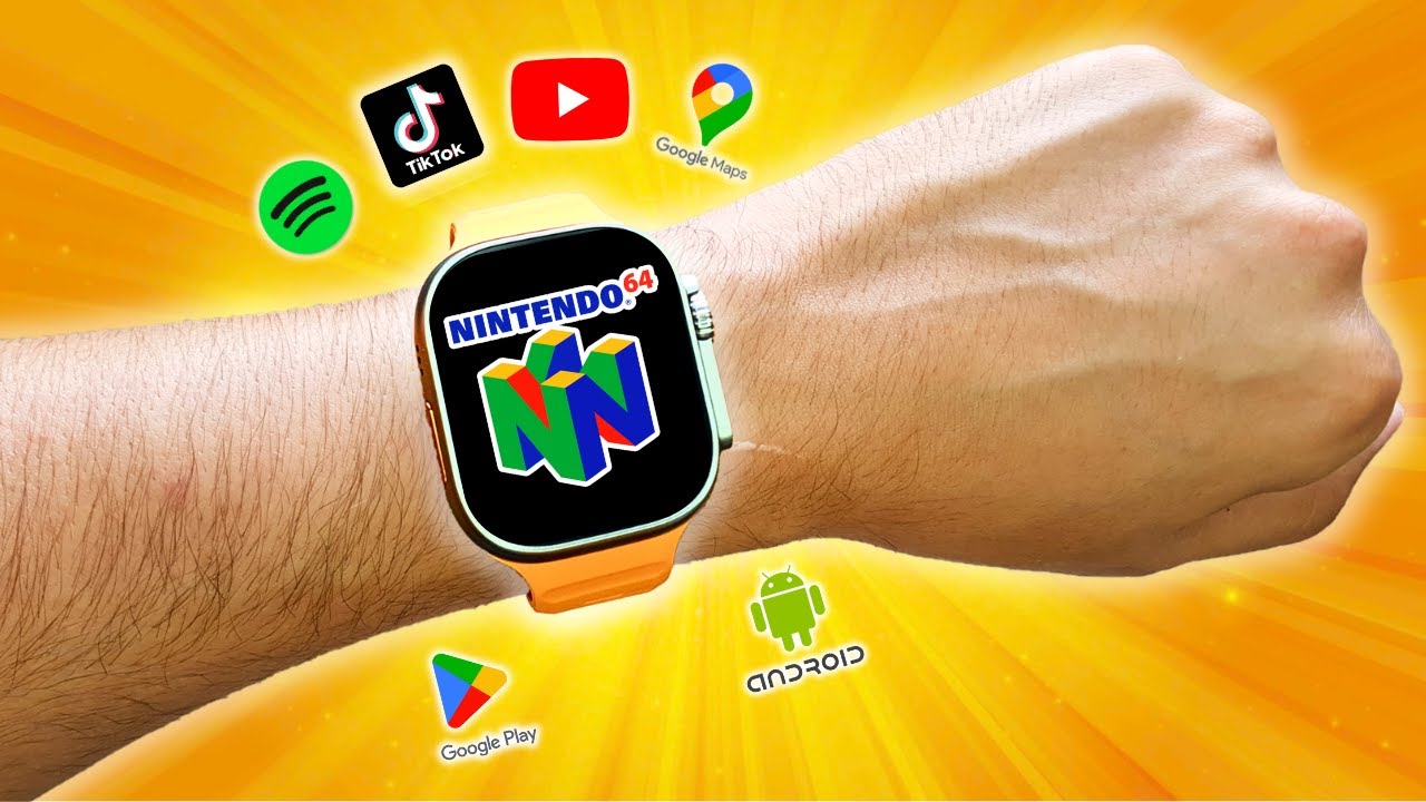 💥 INCREÍBLE la POTENCIA de éste RELOJ BARATO - DT ULTRA 2 Review - Android GPS Spotify Play Store