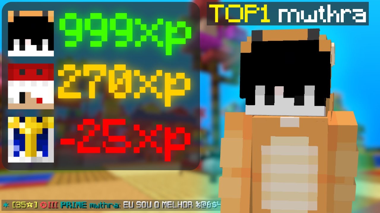 como o TOP 1 joga BEDWARS RANKED