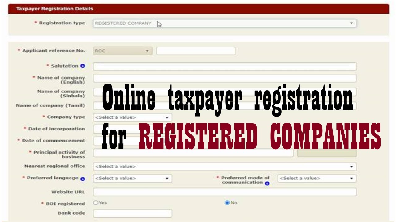 How to obtain your Company TIN / Company TIN / Online Taxpayer Registration | SL TAX SOLUTION