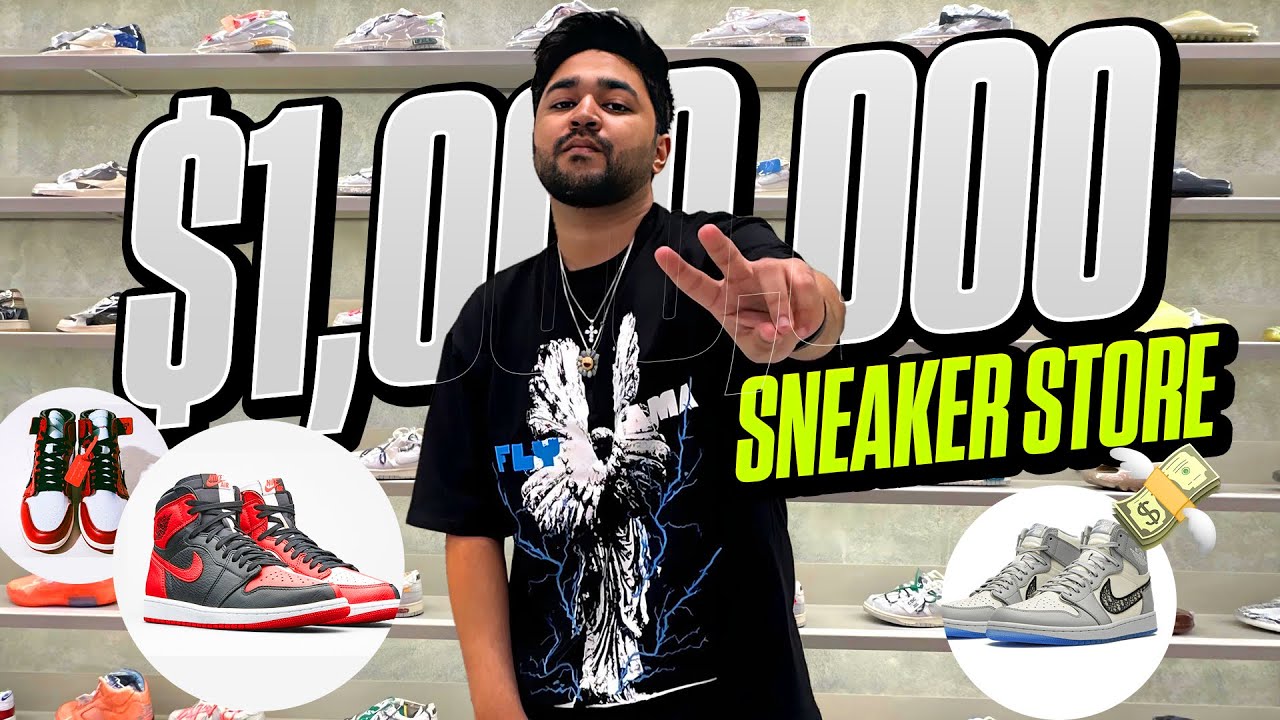 MUMBAIs BIGGEST SNEAKER STORE LAUNCH !! 1 MILLION DOLLARS  💲🤑💸 Shot on Samsung S23 ULTRA