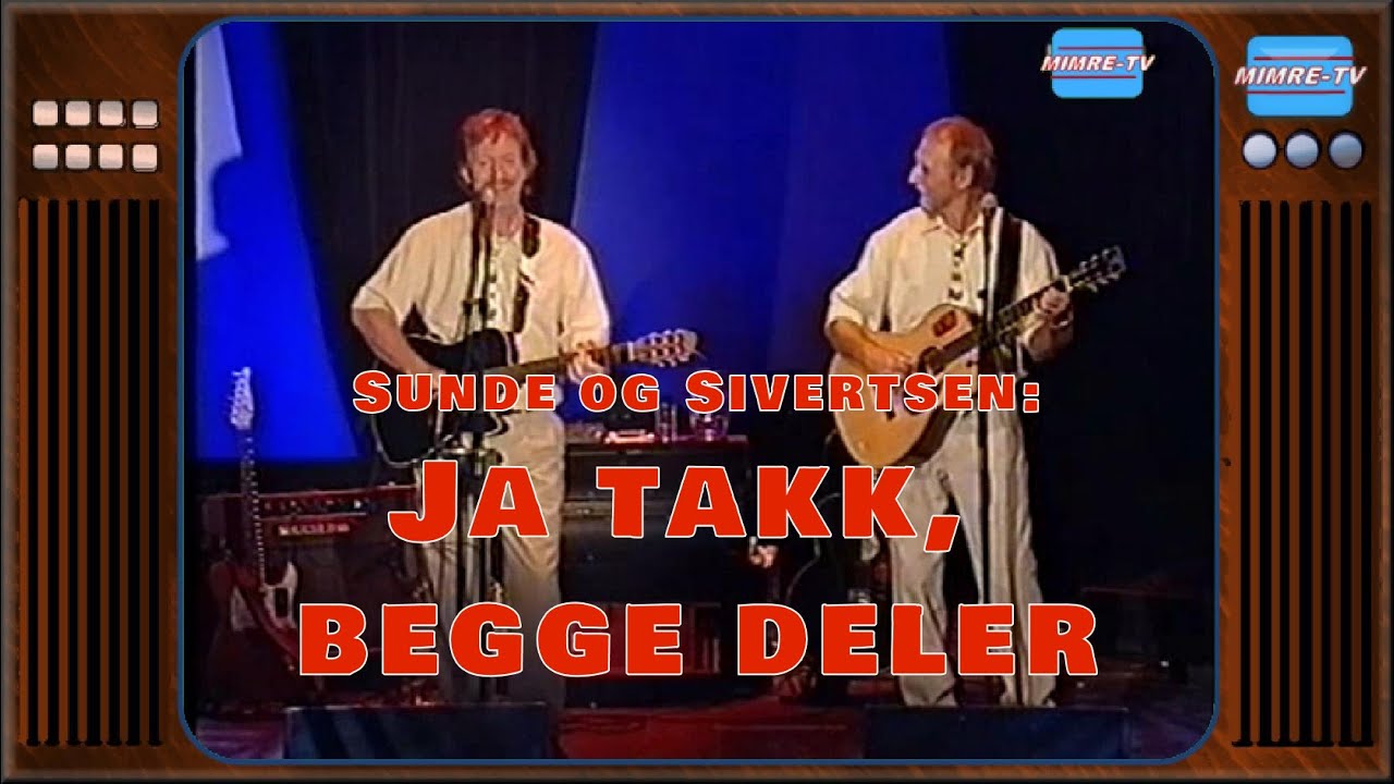 Sangbytte og anna  moro med Øystein Sunde og Halvdan Sivertsen [NOR](Show 1999)