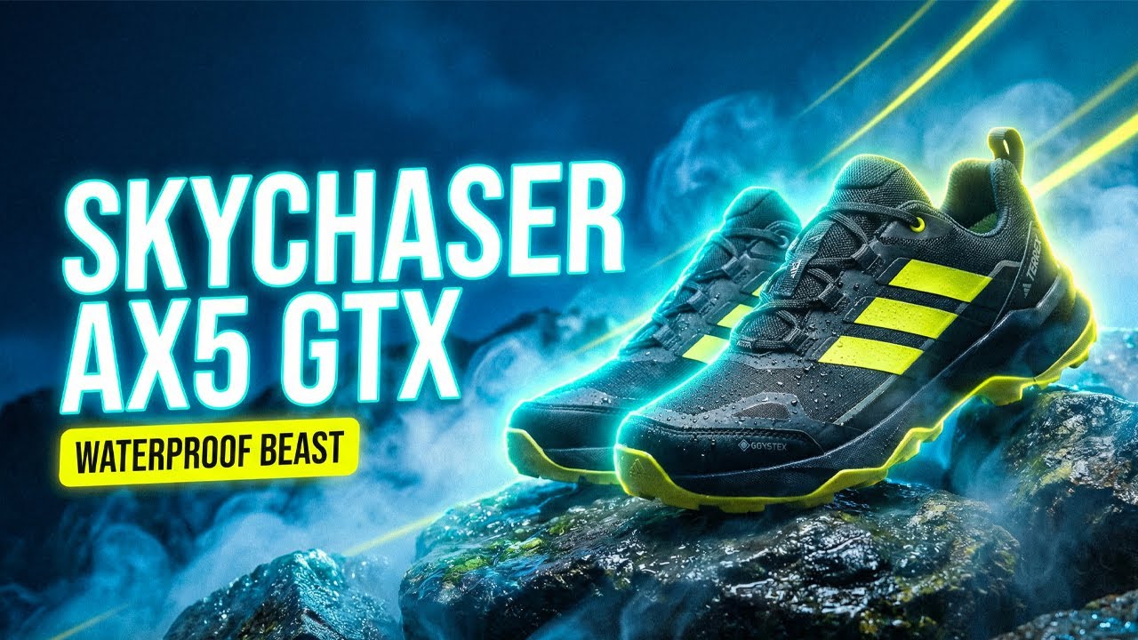 Recenzja but&oacute;w Adidas Terrex Skychaser AX5 GTX | Najlepsze wodoodporne buty trekkingowe na trudne...