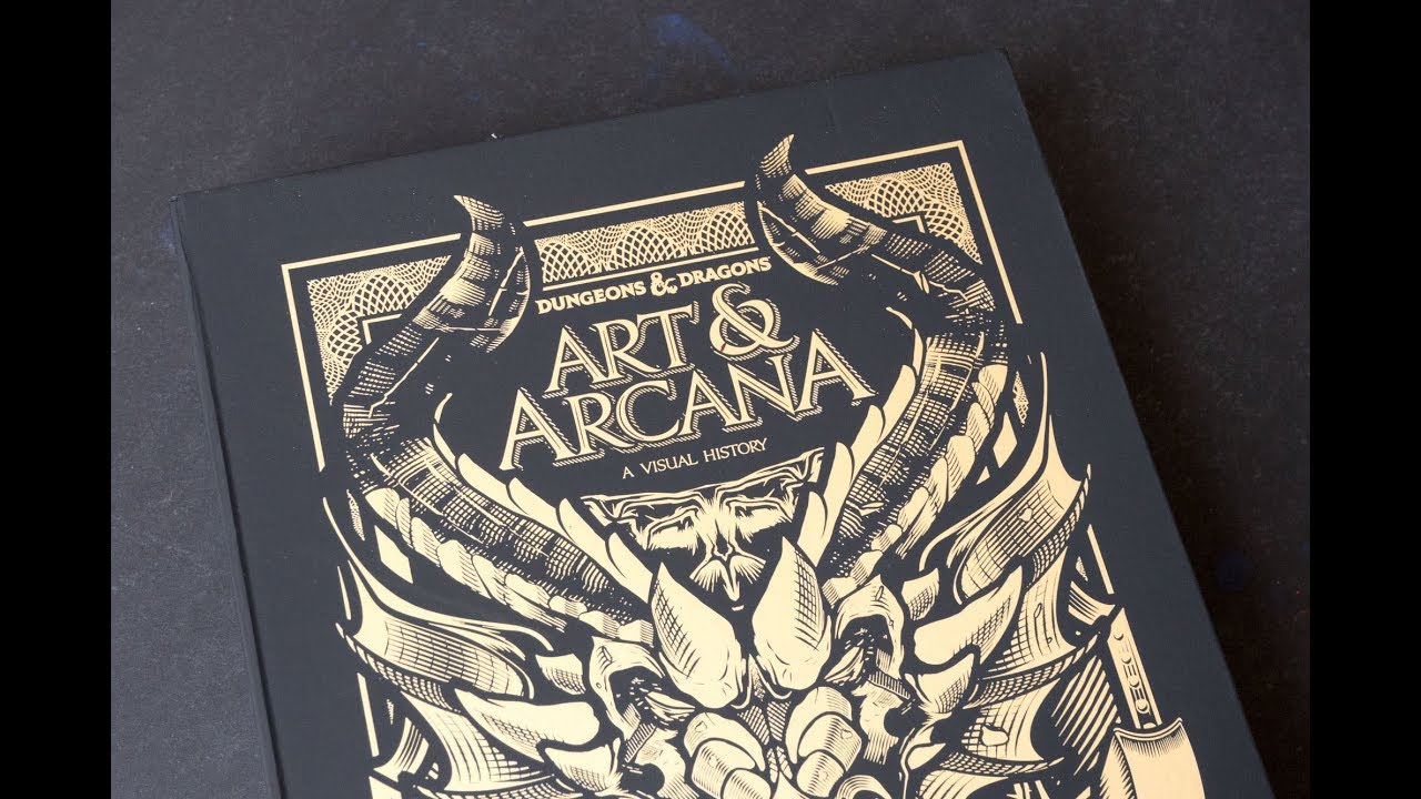 (book flip) Dungeons and Dragons Art and Arcana