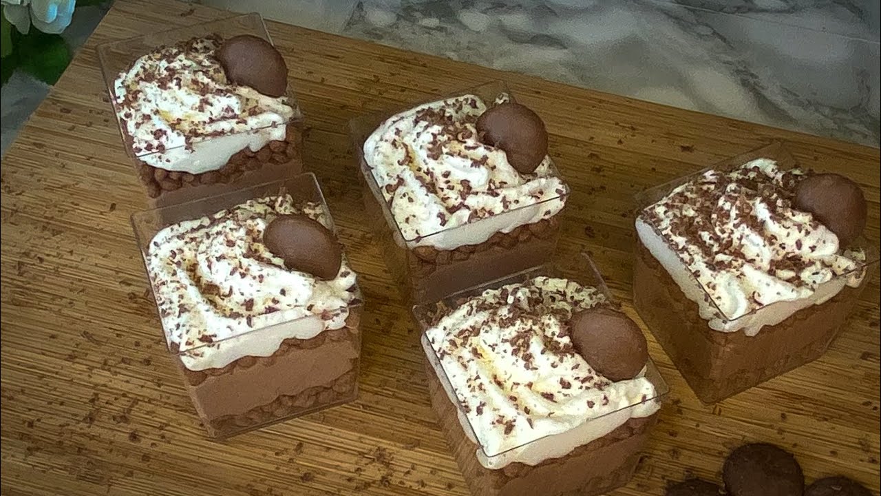 Coco Crisp Dessert - Dessert Cup - No Bake Dessert