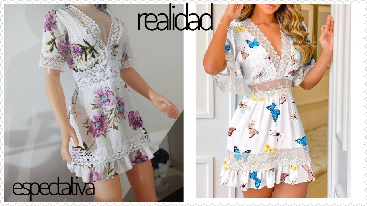 hermoso vestido corte imperio# tutorial paso a paso(escote en V )adornado con encaje#aprende #facil