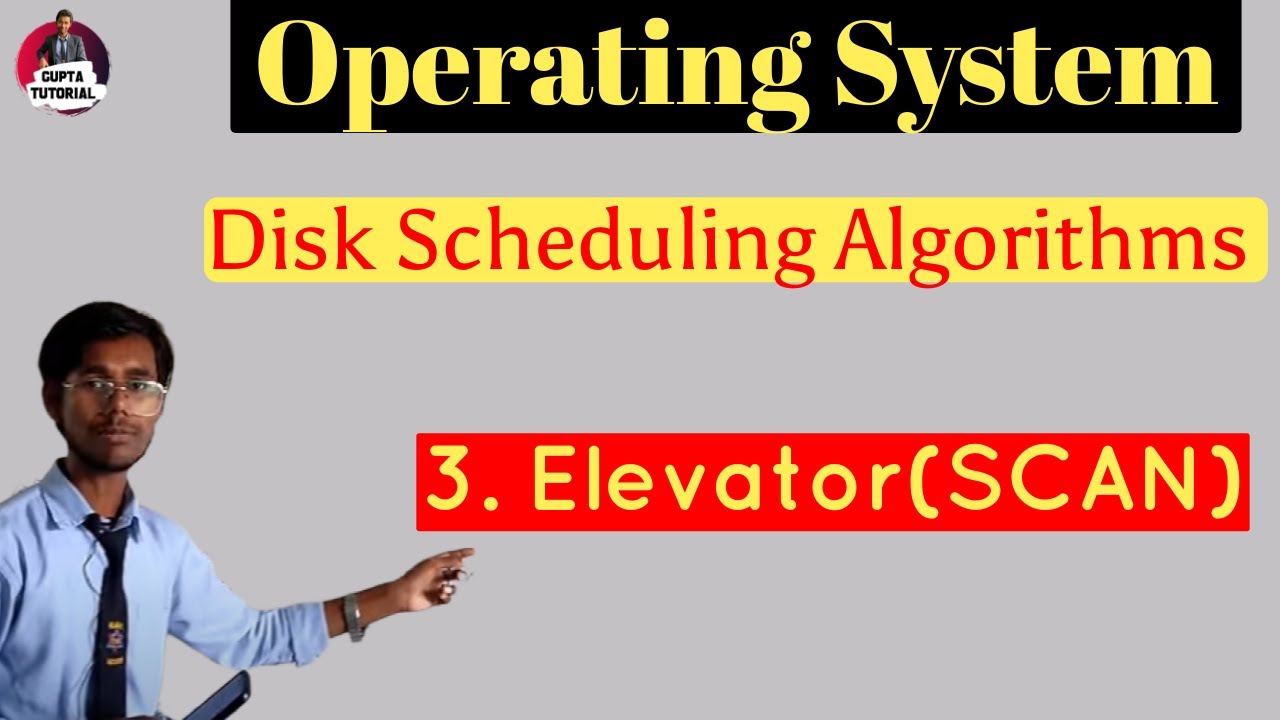 SCAN(Elevator) || Disk Scheduling || #operatingsystem #nepalilanguage