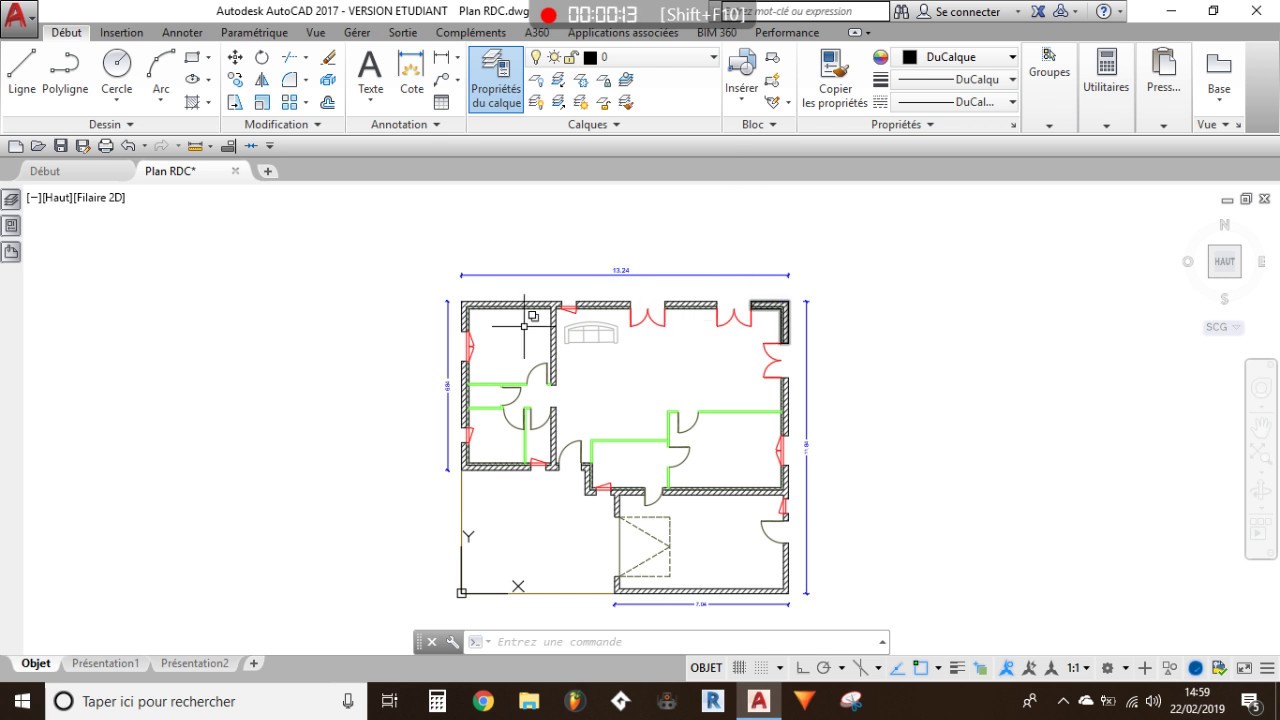 AUTOCAD #5 IMPRIMEZ VOS PLANS A L'ECHELLE