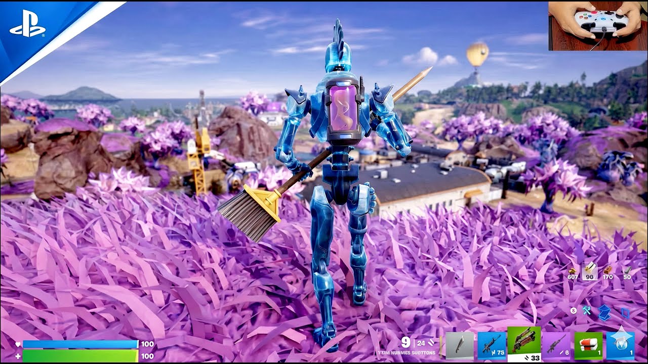 “Fortnite Gameplay in the Purple Zone (No Commentary)”
