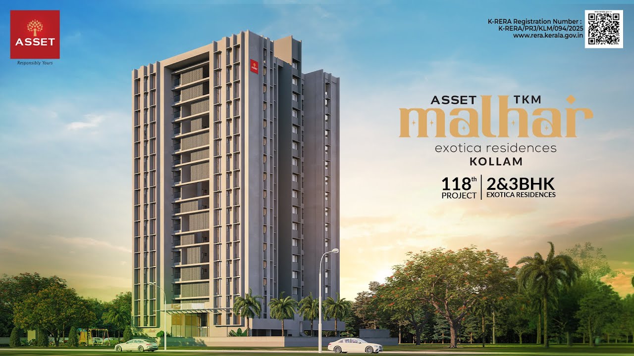 Asset TKM Malhar | Flats In Kollam | Apartments Walkthrough video