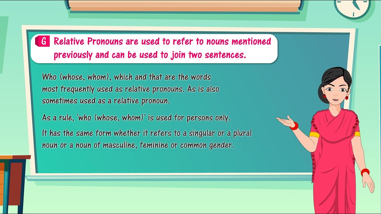Ch 05 | Gems Educational Books | Grammar | Class 7 | Pronouns | For children