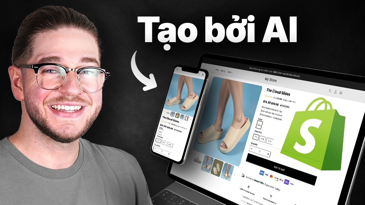 Cách Xây Dựng Cửa Hàng Shopify Trong 5 Phút (Sử Dụng AI)