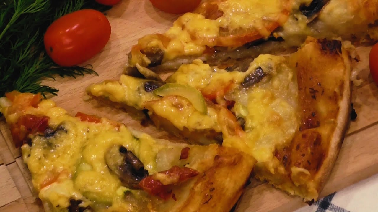 Пицца🍕 с тестом на закваске🌾 *Восторг*✨