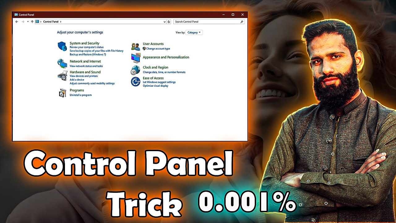 Only 0.001% Know About This Trick | Hide Control Panel Settings | Control Panel