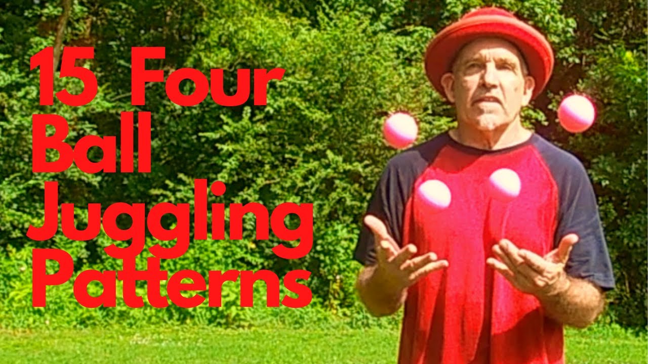 15 Juggling tricks with four balls / can you juggle four balls in a cascade?