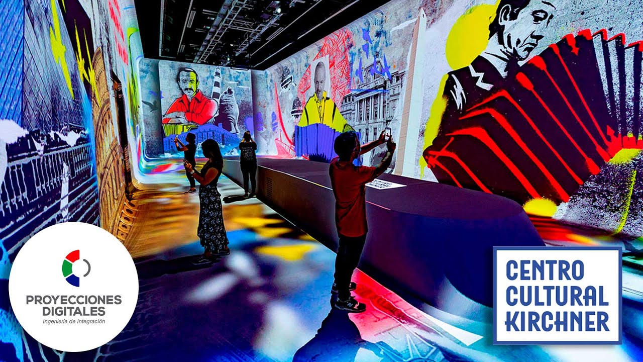 CCK Sala Inmersiva por Proyecciones Digitales